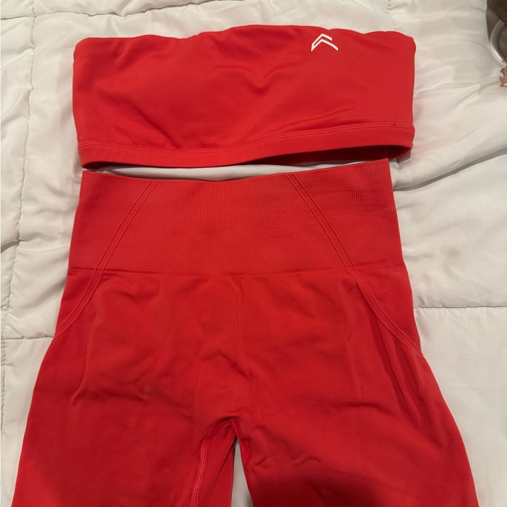 Oner active sweet Red Strapless Set